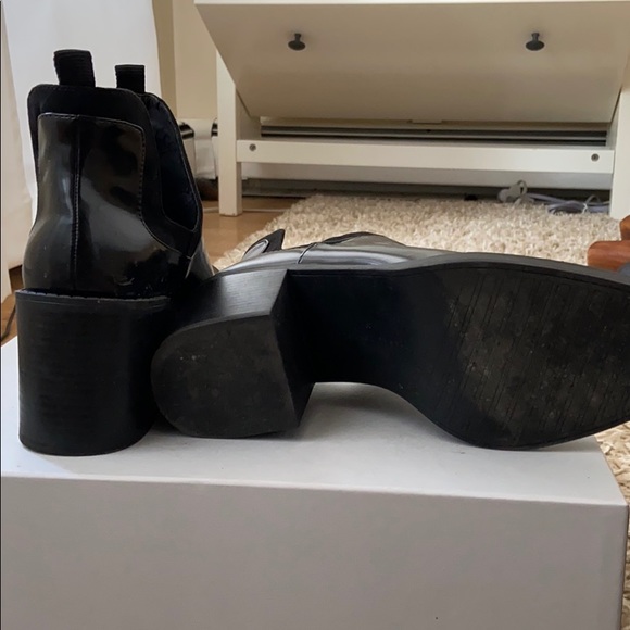 Zara Booties w/ Suede Trim - Picture 3 of 4